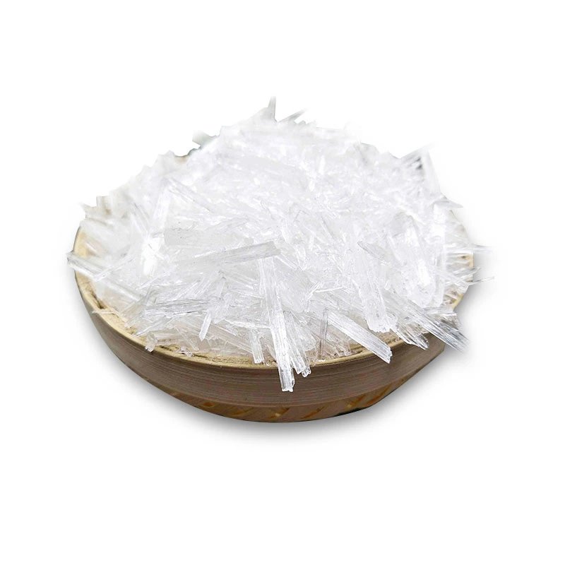 China manufacturer sells high purity chemicals natural organic intermediates menthol crystals in stock