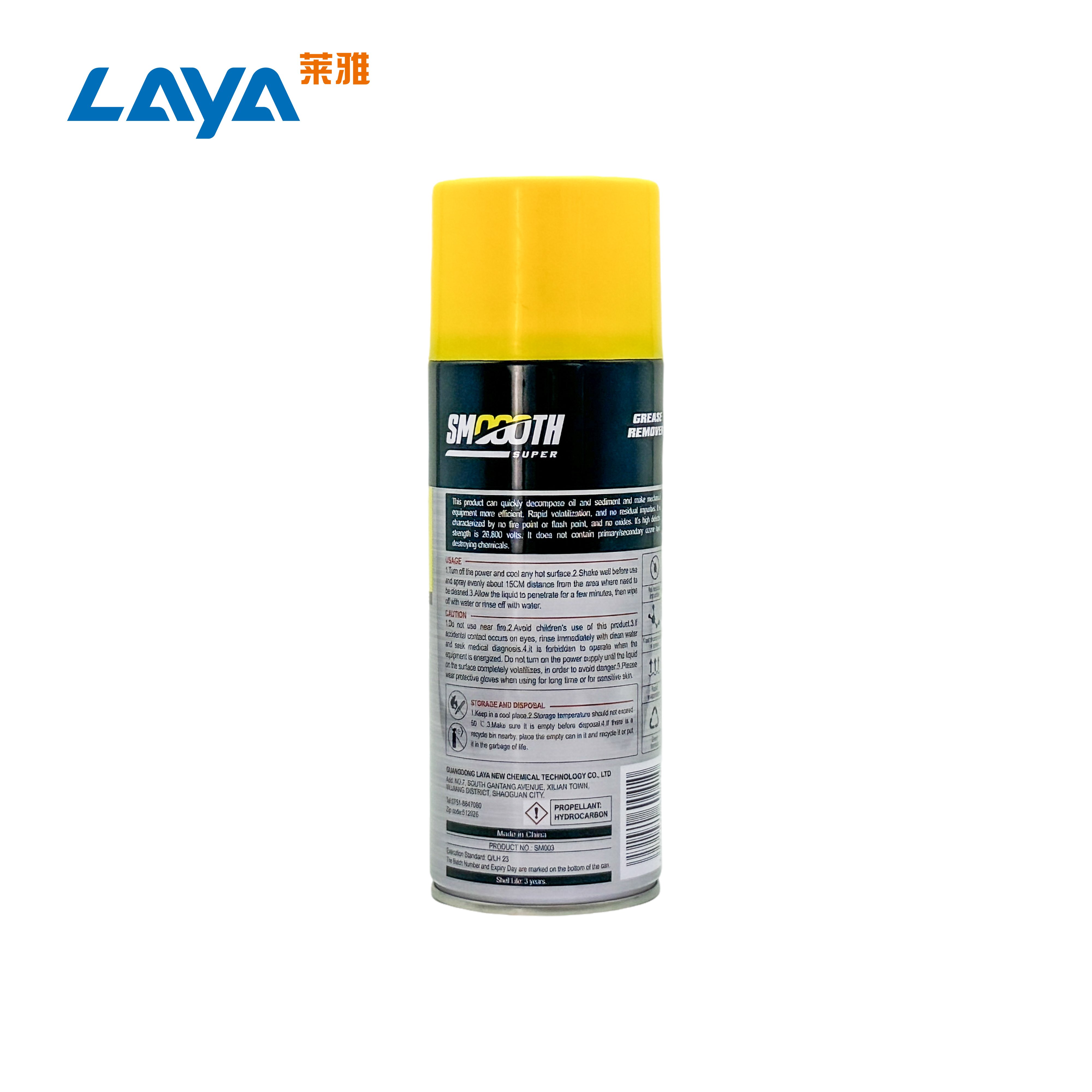 Kitchen oil stained cleaner foam spray is used in homes and in the automotive industry
