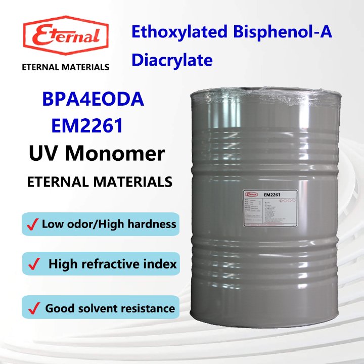 64401-02-1 Ethoxylated Bisphenol-A Diacrylate/BPA4EODA For Photopolymers Adhesives Coatings