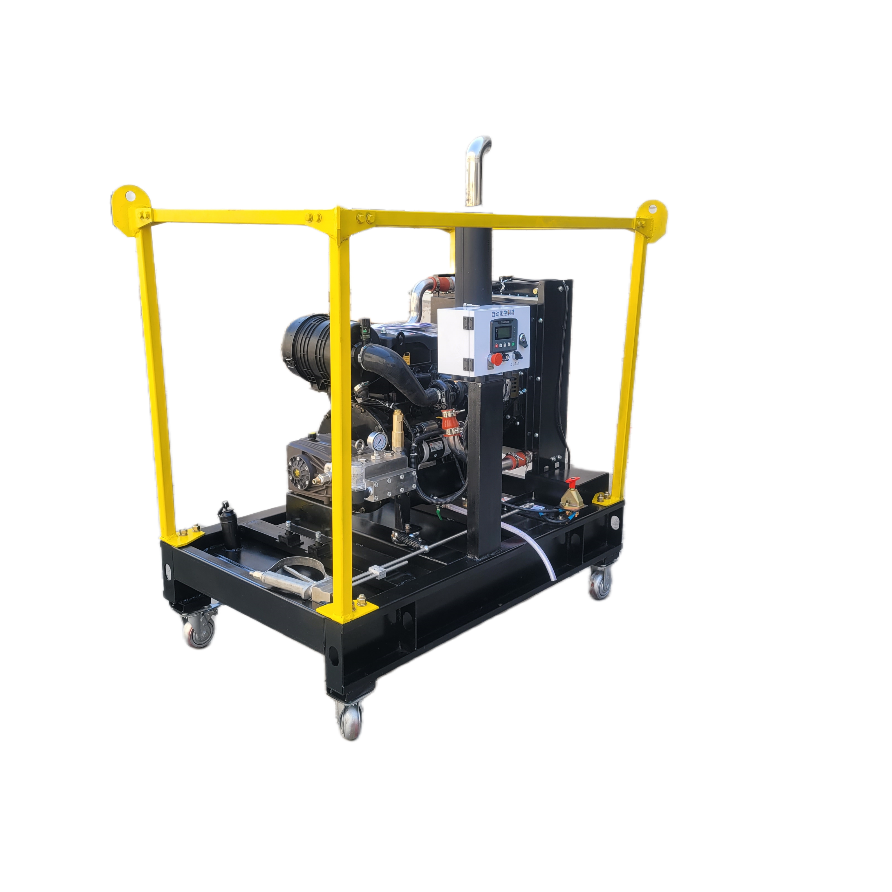 800bar ultra-high pressure cleaning machine road signs, oil stains, chemical pipelines