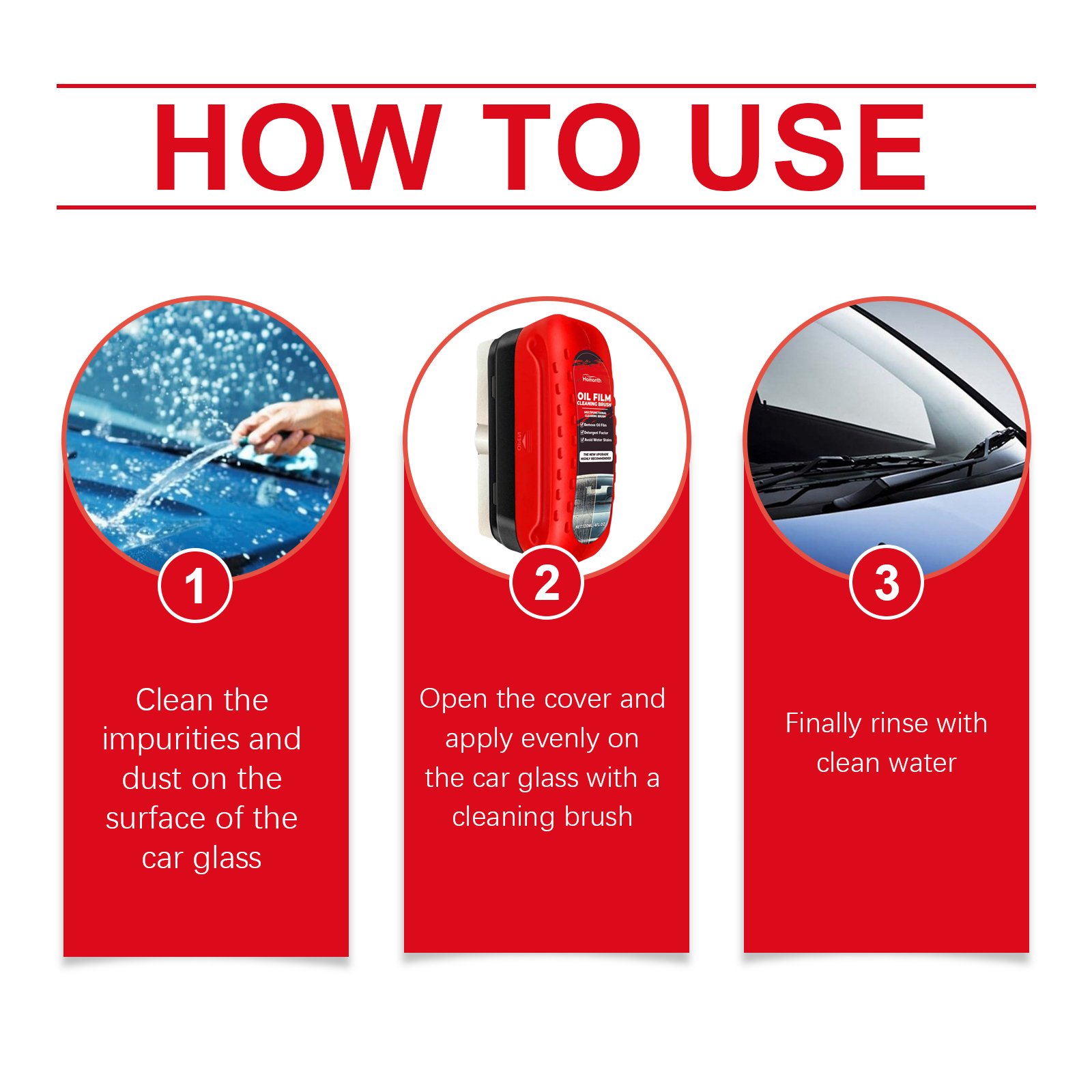 New Car Cleaner Windshield Reconditioning Stain Remover Stain Remover Oil Film Glass Cleaner Car Windshield Cleaner