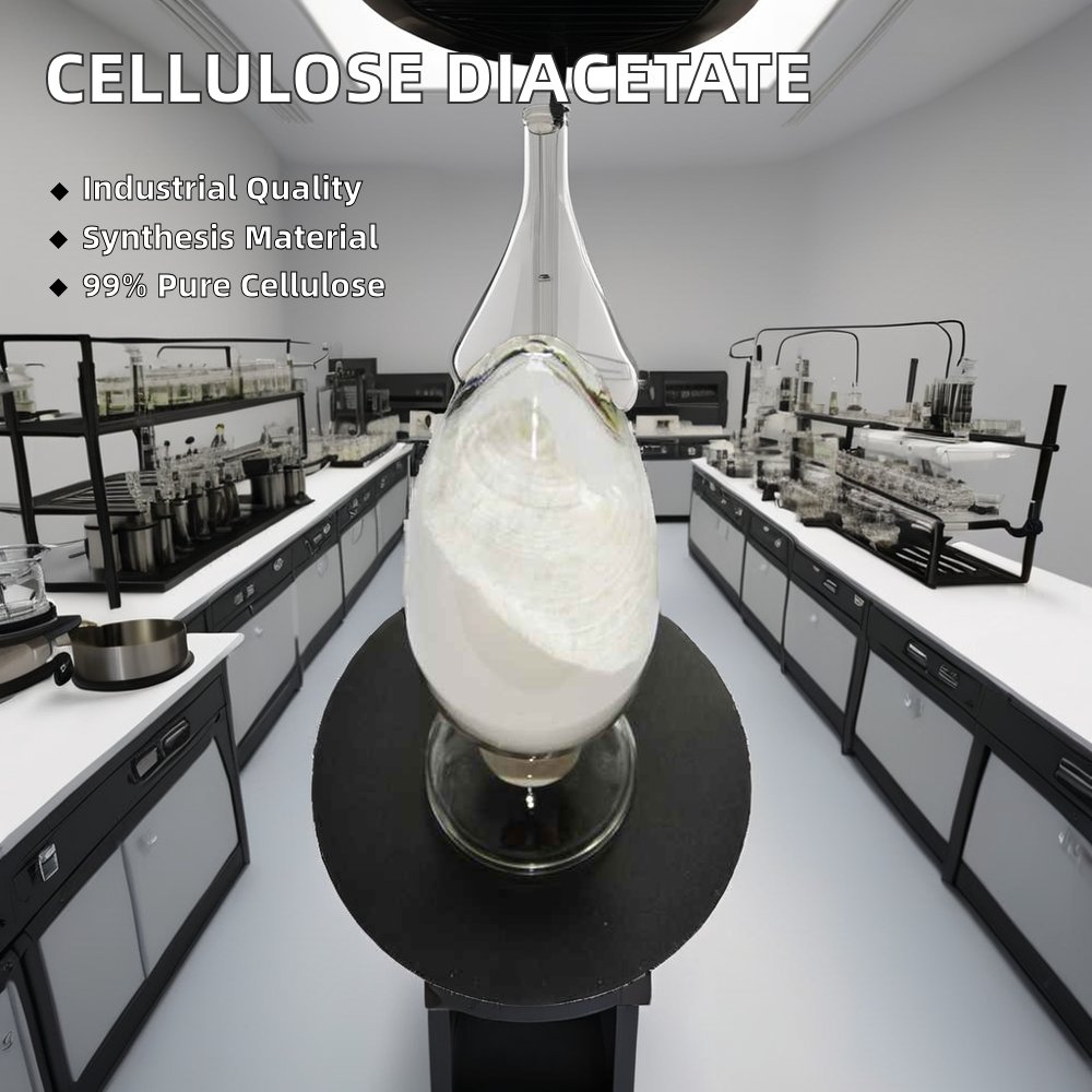 3.0y35000 5.0y/30000Industrial Grade Cellulose Diacetate CAS 9035-69-2 Factory Supply for Syntheses Material Intermediates