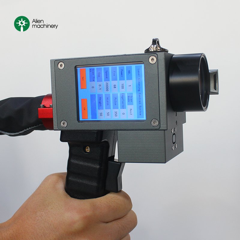 Control Fiber Laser Cleaner 300W Suitcase Pulse Laser Cleaning Machine For Wood