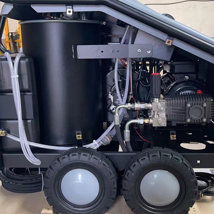 Electric high pressure and high flow cleaning machine hot water high pressure cleaner