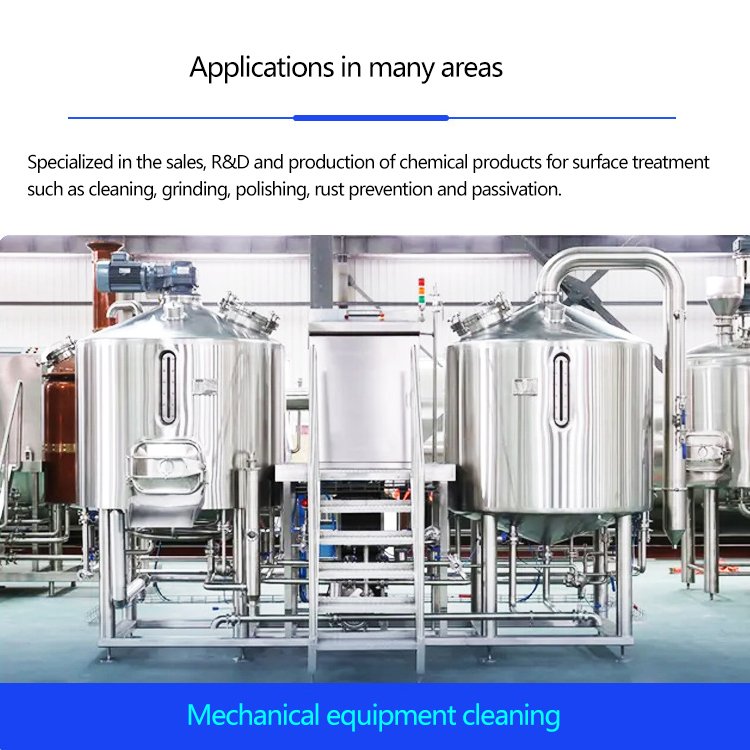 Manufacturer Direct Sale Eco Friendly industrial oil stain removing rust cleaning solution Industrial cleaning agent