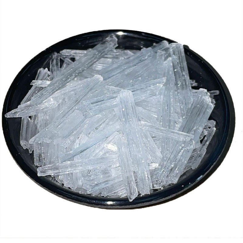 Low price supply Kosher certified natural menthol crystals, India natural flavors and fragrances silverline 2216-51-5
