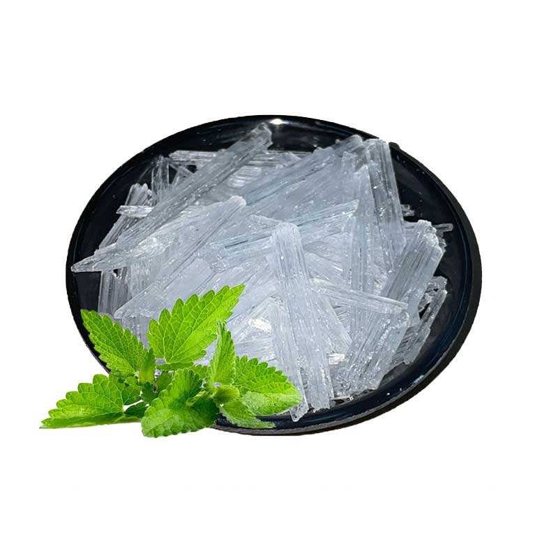 Low price supply Kosher certified natural menthol crystals, India natural flavors and fragrances silverline 2216-51-5