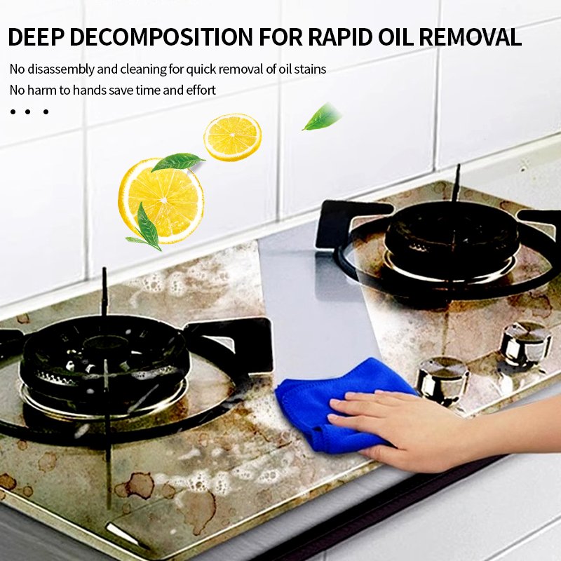 Kitchen grease cleaner range hood grease stain remover household powerful heavy oil stain cleaner
