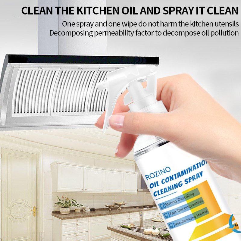 Kitchen grease cleaner range hood grease stain remover household powerful heavy oil stain cleaner