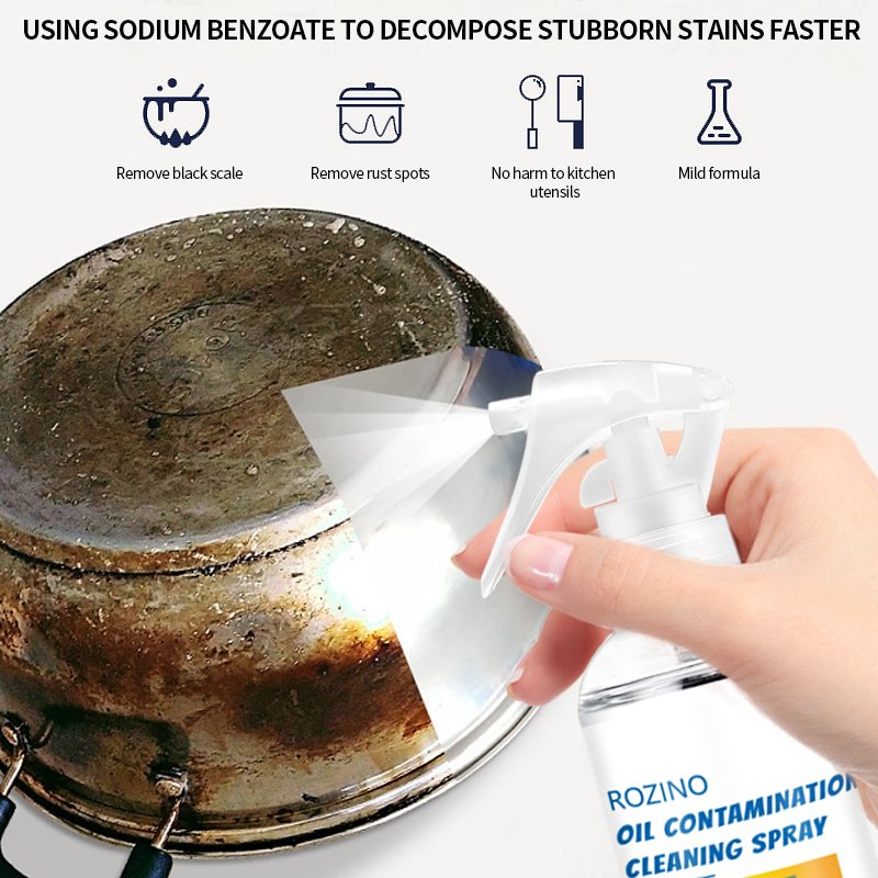 Kitchen grease cleaner range hood grease stain remover household powerful heavy oil stain cleaner