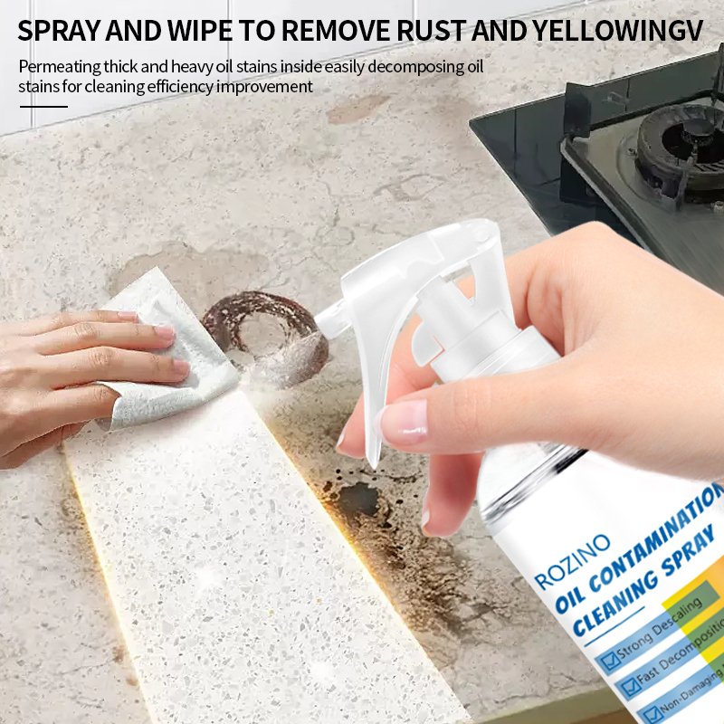 Kitchen grease cleaner range hood grease stain remover household powerful heavy oil stain cleaner