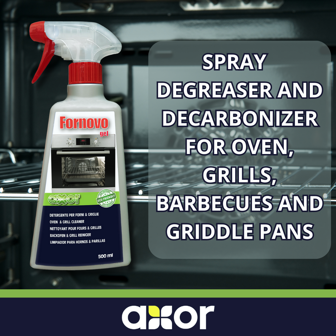 Innovative Degreaser FORNOVO Decarbonizer For Ovens, Baking Trays, Grills And Barbecues 500 ml made In Italy