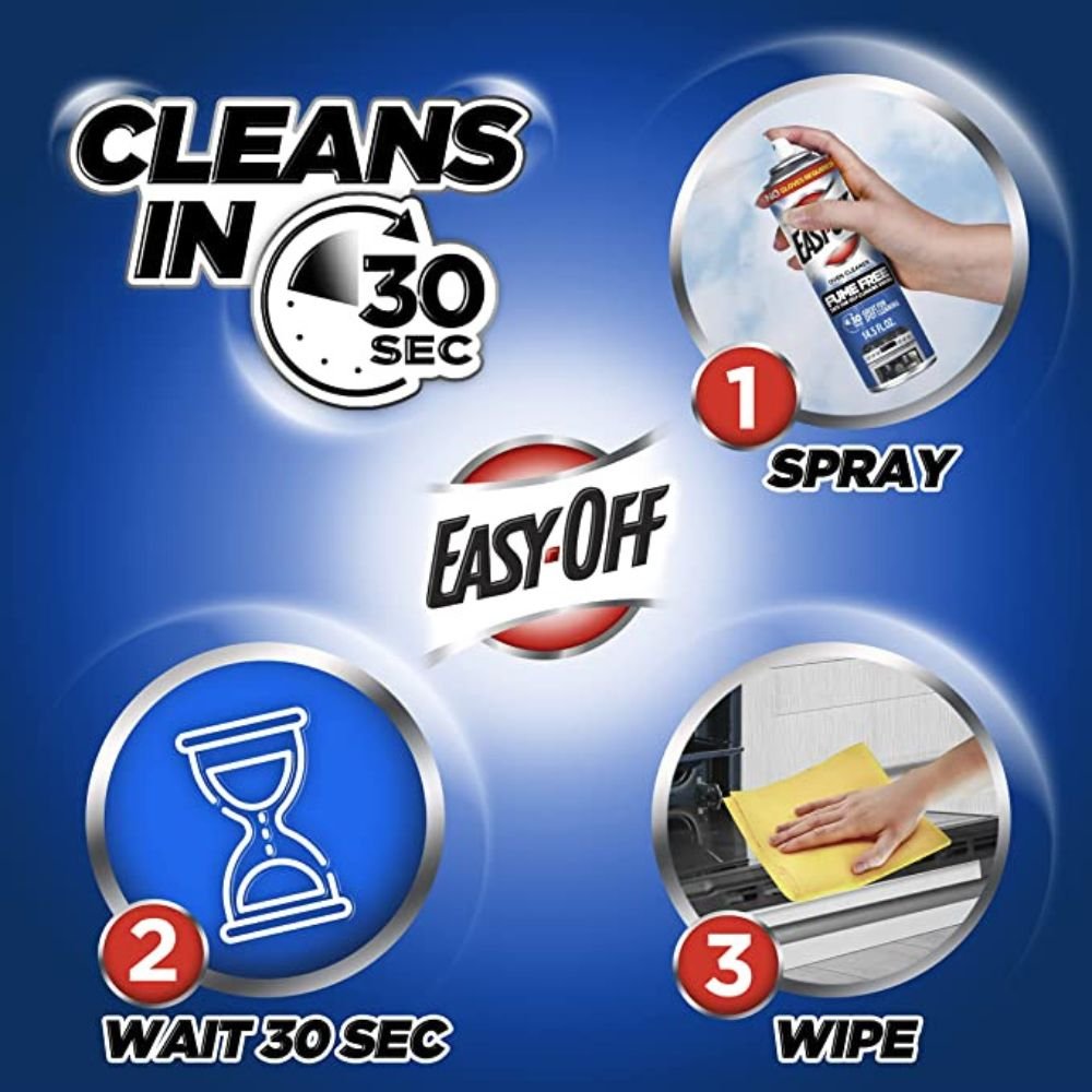 Kitchen Application Unique Formula Safe For Self-Cleaning Ovens Lemon Scent Easyoff Fume Free Oven Cleaner