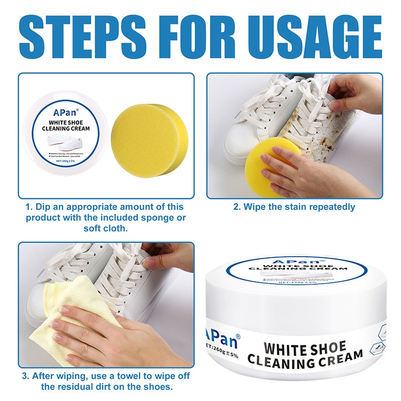 Small White Shoe leaning cream Deep Decontamination Sports Shoe Cleaning Cream