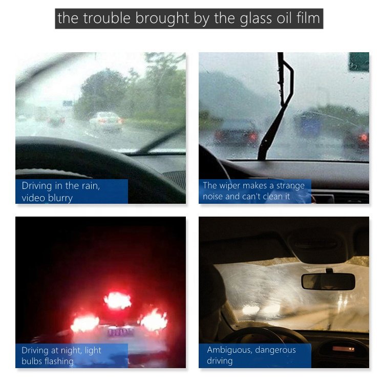 car window glass stain remover car glass oil film remover car glass cleaner cream
