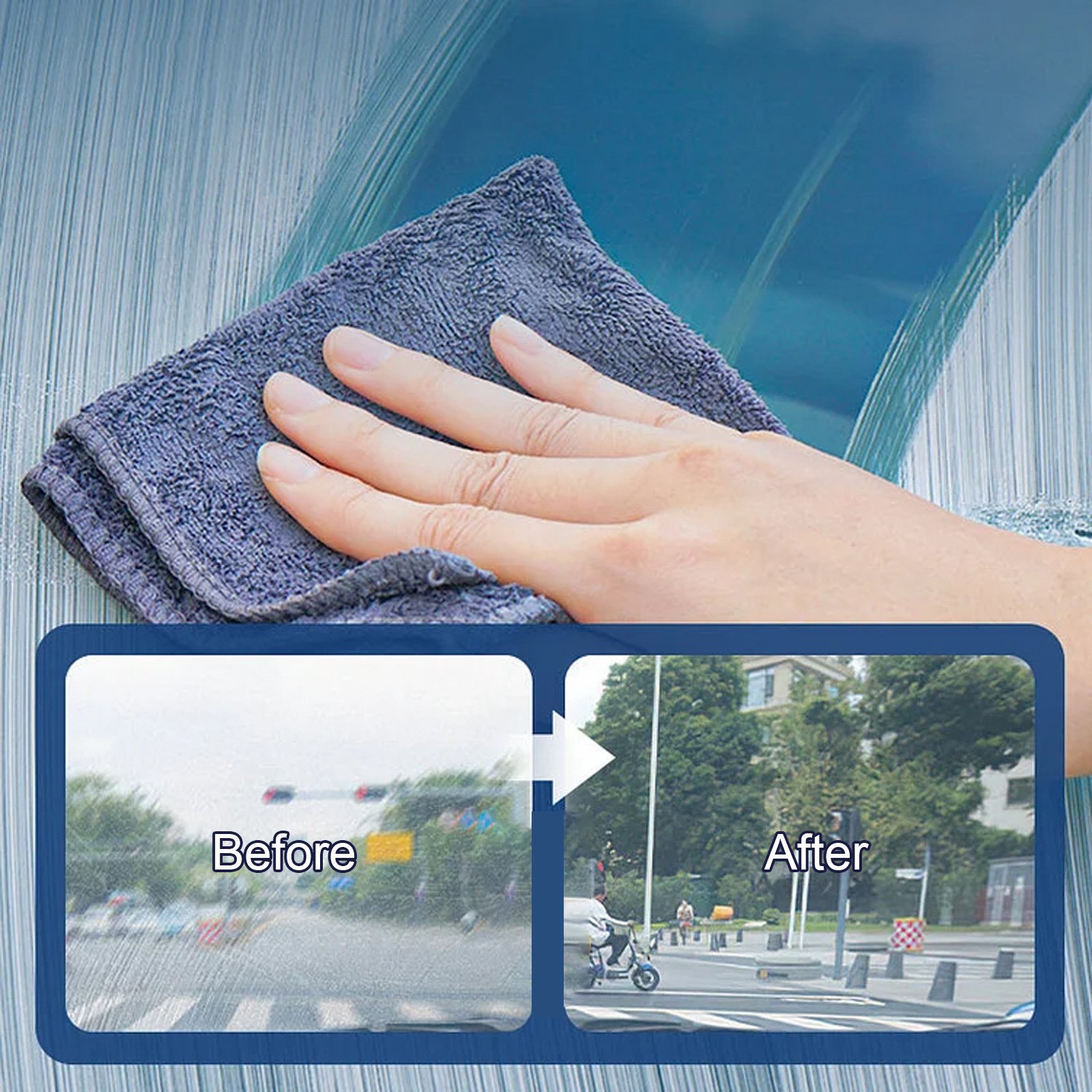 150ml Oil film cleaning paste / car window windshield stain and oil film cleaning agent cream