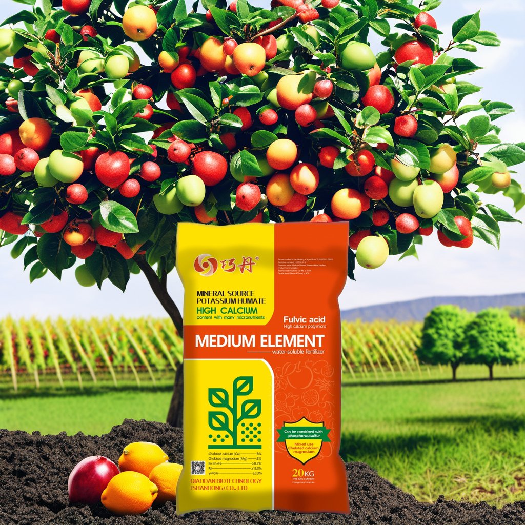 Factory direct water supply, soluble fertilizer, high calcium humic acid fertilizer, crop functional calcium supplementation
