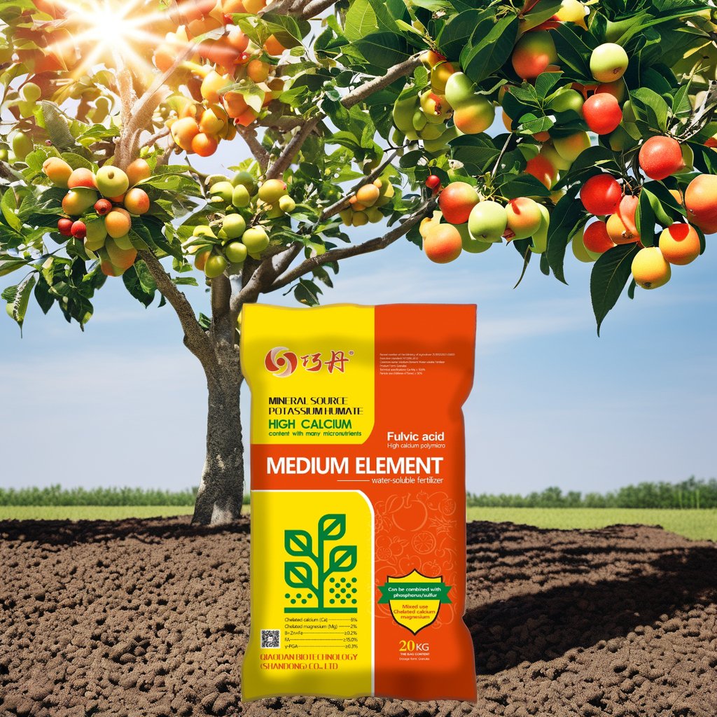 Factory direct water supply, soluble fertilizer, high calcium humic acid fertilizer, crop functional calcium supplementation