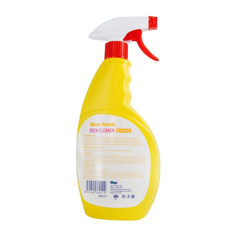 Concentrated Eco-Friendly Kitchen Heavy Oil Stains Cleaner Liquid Detergent Spray Strong & Disposable Oven Grease Cleaner