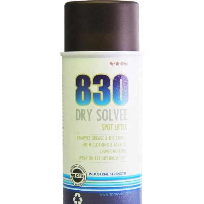 Fast dry textile stain remover spray spot lifter