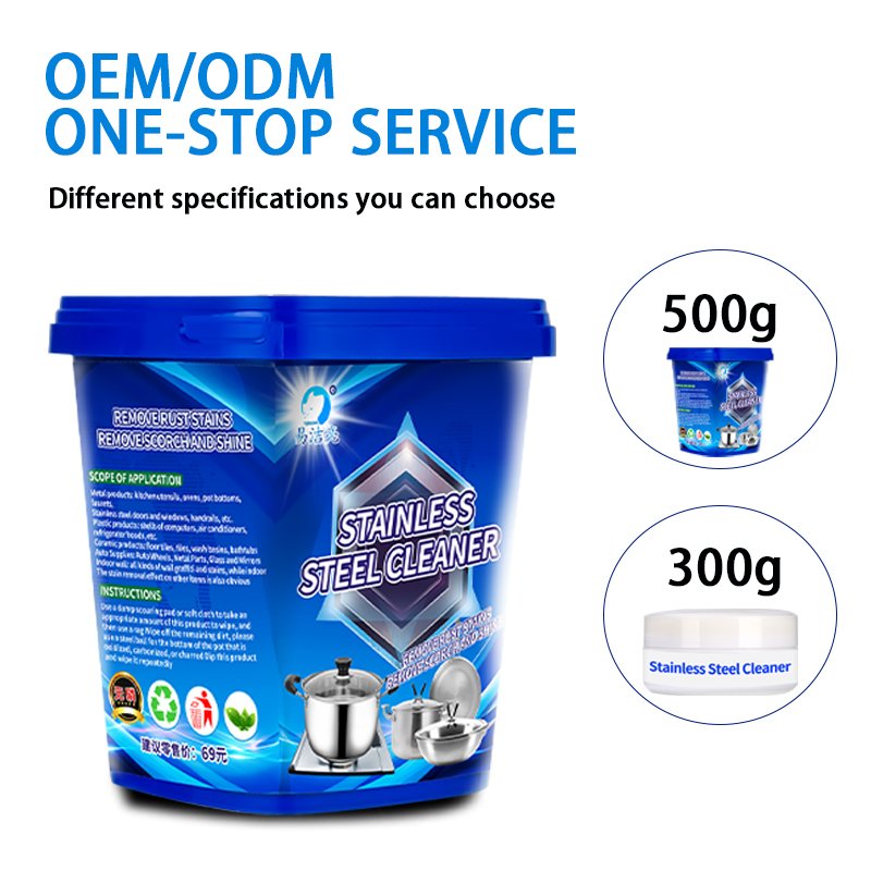 Latest design simple to use cleaning paste multi-function cleaner sets for cookware