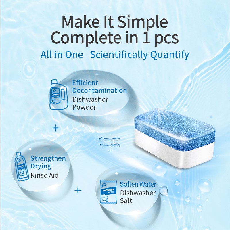 environmentally friendly cleaning products Sustainable Renewable natural tablets automatic all-in-one dishwasher tablet small