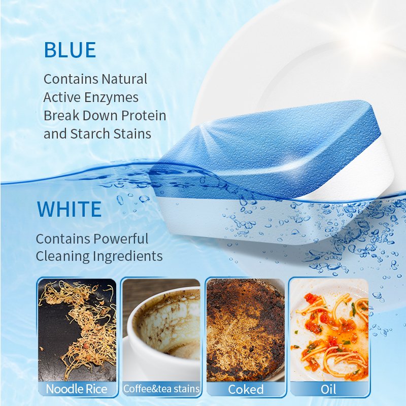 environmentally friendly cleaning products Sustainable Renewable natural tablets automatic all-in-one dishwasher tablet small