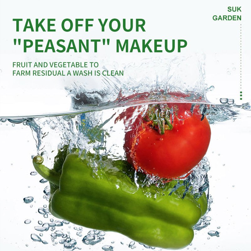 Sukgarden 1.28kg Liquid Soap Concentrate Liquid Dishwashing Fruit And Vefetable Tableware Kitchen Cleaner Multipurpose