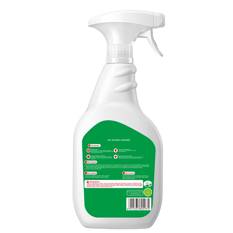 Rayshine eco-friendly home clean Green Olivia fragrance oil stains remover for kitchen Bathroom cleaning liquid 660G/ bottle