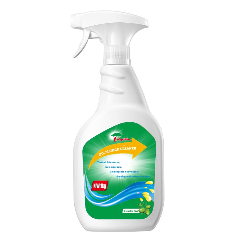 Rayshine eco-friendly home clean Green Olivia fragrance oil stains remover for kitchen Bathroom cleaning liquid 660G/ bottle