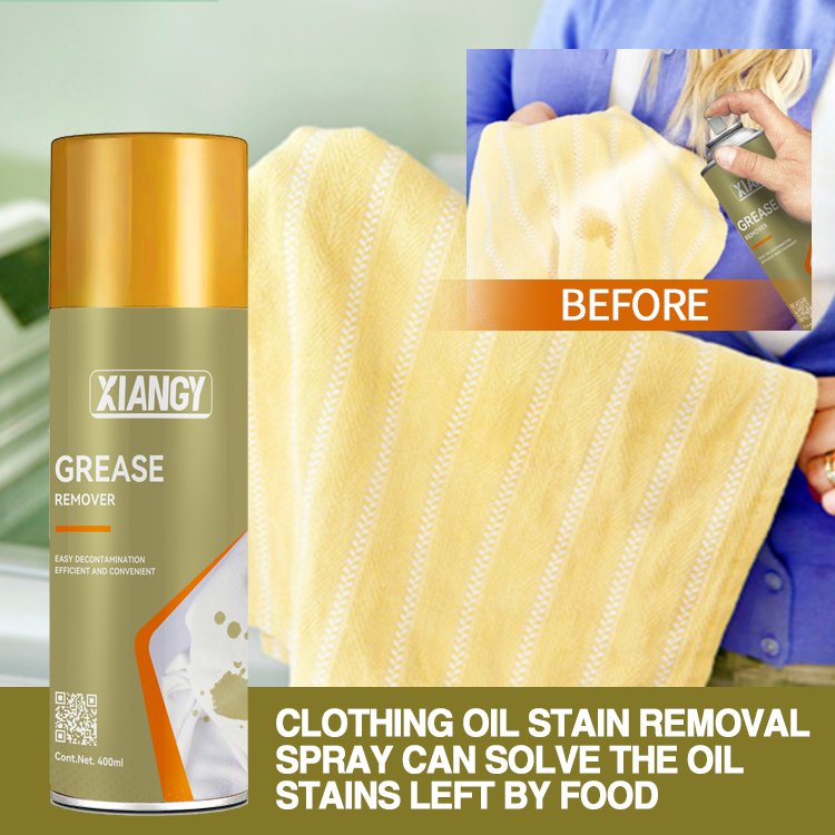 Powerful Premium Oil Stain Fabric Detergent Spray Grease Remover For Clothes