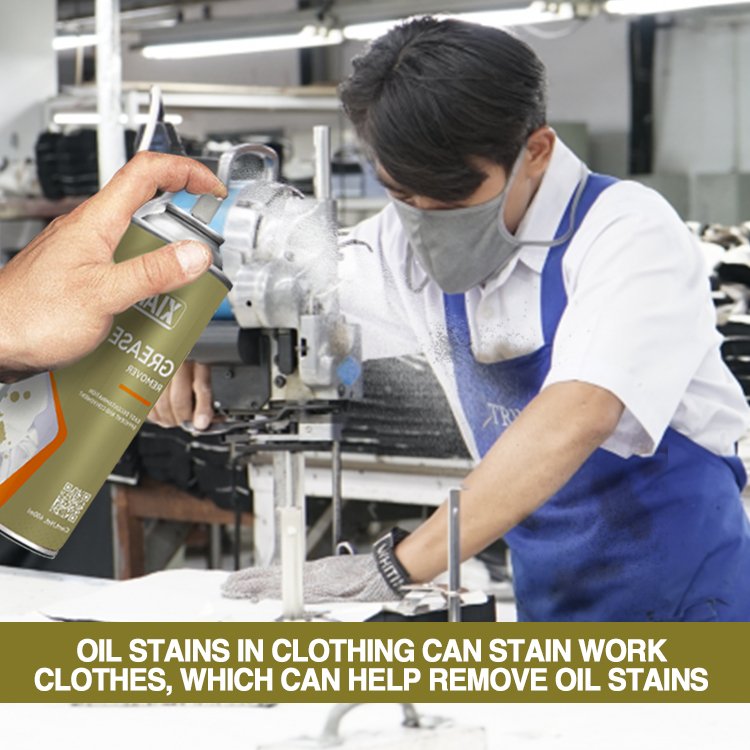 Powerful Premium Oil Stain Fabric Detergent Spray Grease Remover For Clothes