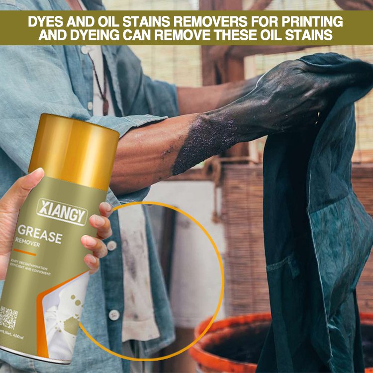 Powerful Premium Oil Stain Fabric Detergent Spray Grease Remover For Clothes