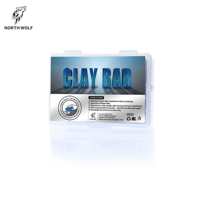 A+++ Clay Bar Auto Detailing North Wolf 100 g Car Care Clay Bar High Grade Purple Color Clay Bar