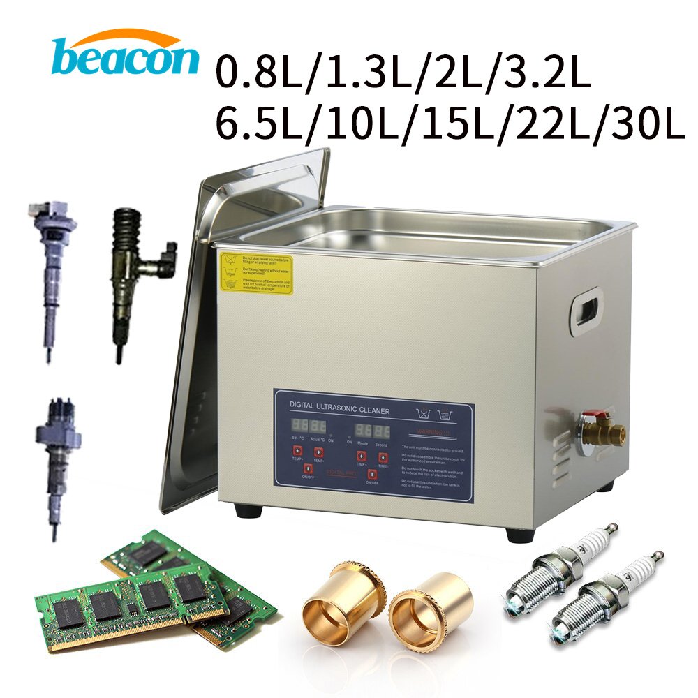 2-30L Ultrasonic Cleaner with Digital Timer Heater Stainless Steel Ultrasound Washing Machine 110V Ultra Sonic Home Appliances
