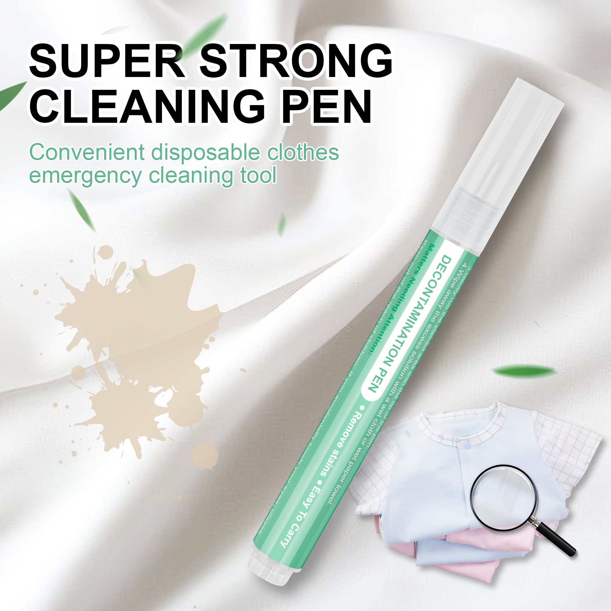 hot sell stain removal pen cleaner high quality stain remover wipes clothes stain oil coffee