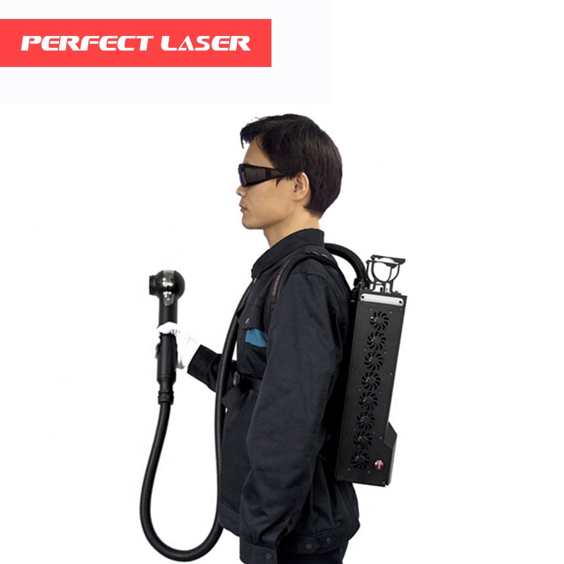 Perfect Laser handheld Portable Fiber Laser Cleaning Rust Removal remover cleaner machine For Stainless steel oil carbon Jewelry