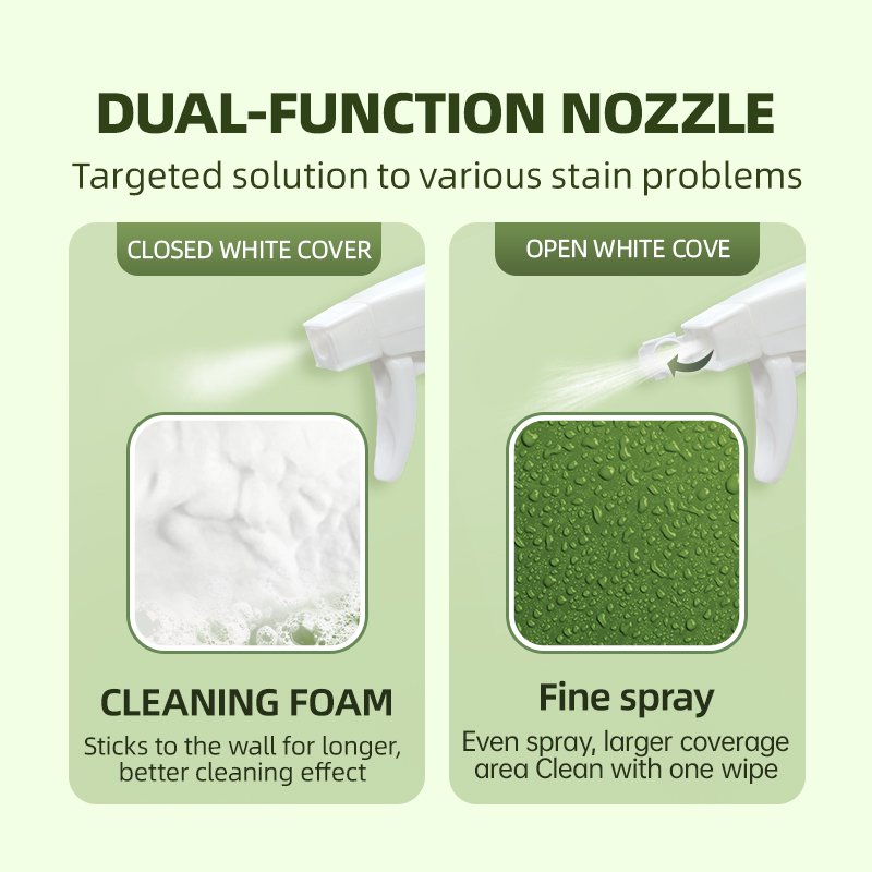 Retail Wholesale Natural All Purpose Anti Bacterial Surface Cleaning Spray Liquid 500g Multifunctional Cleaner