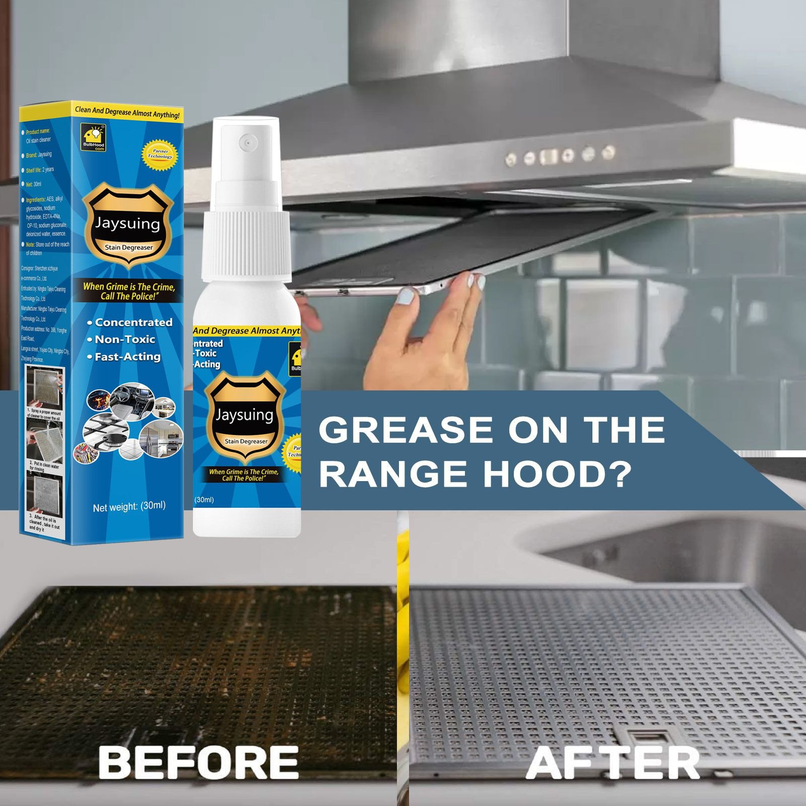Powerful Heavy Oil Foam Cleaner Stain Remover Multipurpose Kitchen Grills Ovens Dirt Oil Cleaning Bubble Spray Foam Washing Tool