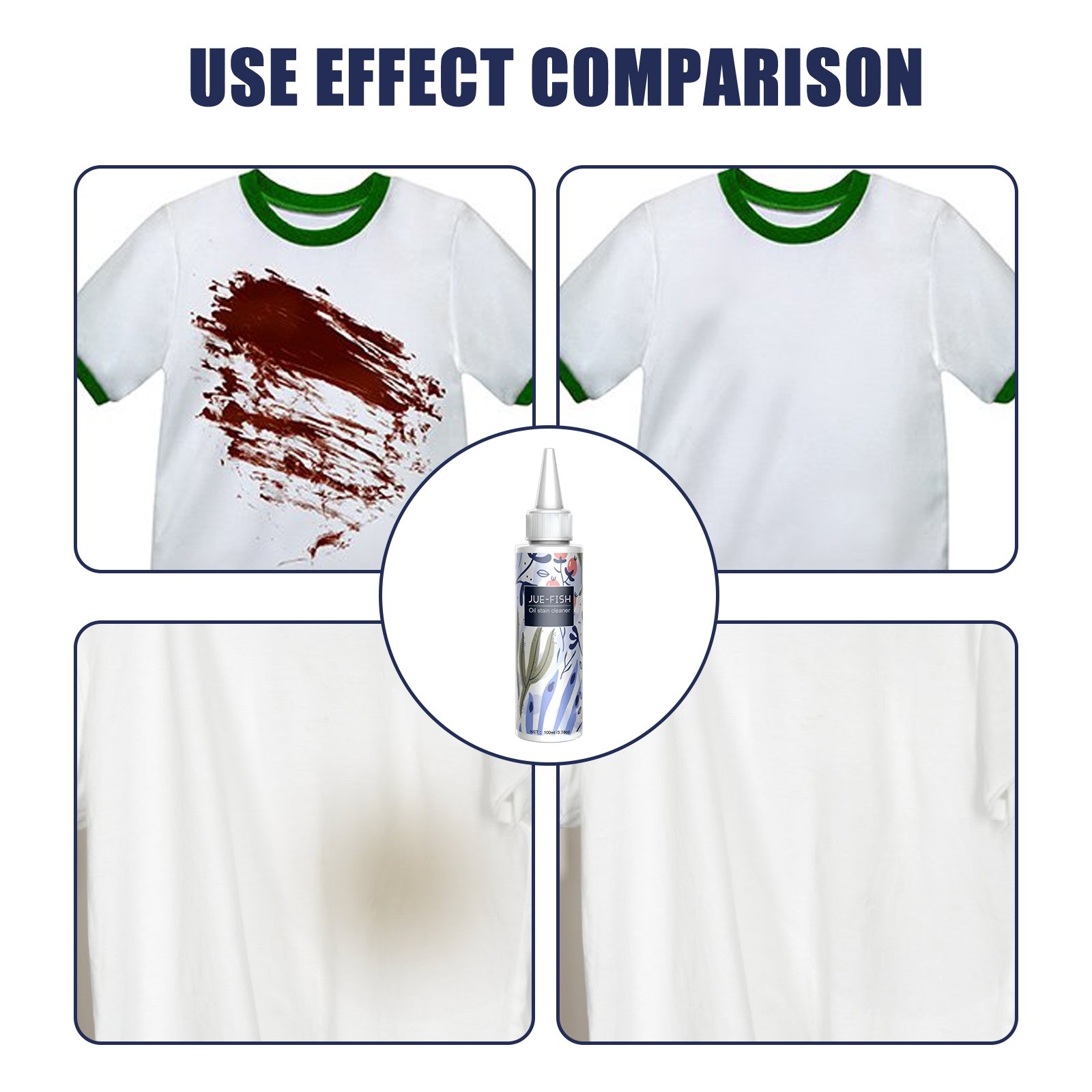 Jue-fish Liquid Detergent Clothes Stain Remove Clothes Detergent Spray Fragrance Detergent For White Clothes