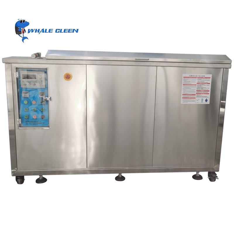 Two Tanks 52L Electrolytic Mold Ultrasonic Cleaning Machine to Remove Oil Rust Stain Carbon Gas