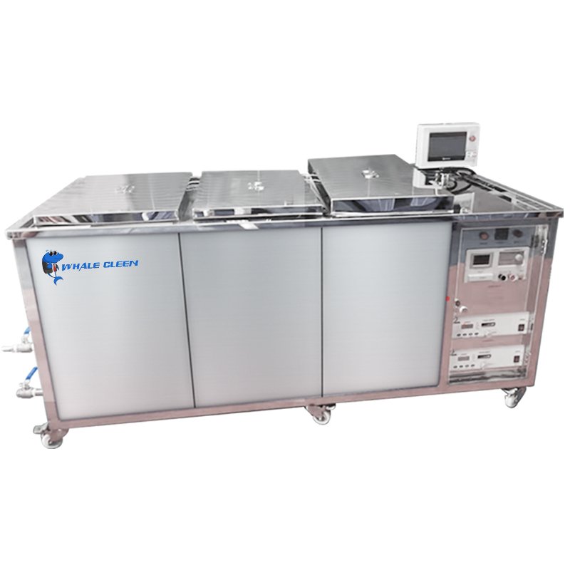 Two Tanks 52L Electrolytic Mold Ultrasonic Cleaning Machine to Remove Oil Rust Stain Carbon Gas