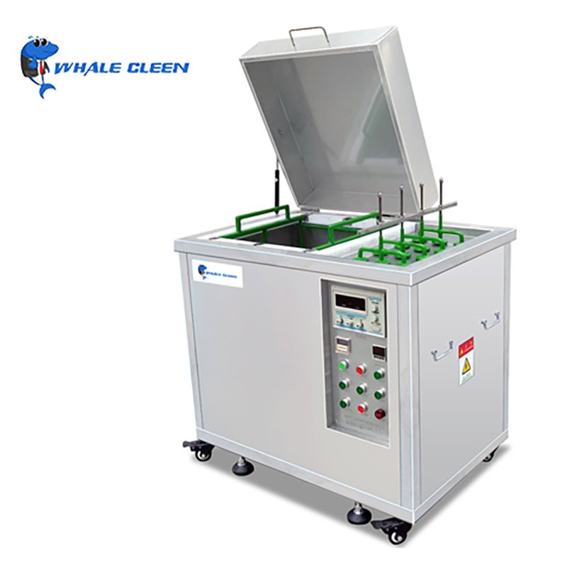 Two Tanks 52L Electrolytic Mold Ultrasonic Cleaning Machine to Remove Oil Rust Stain Carbon Gas
