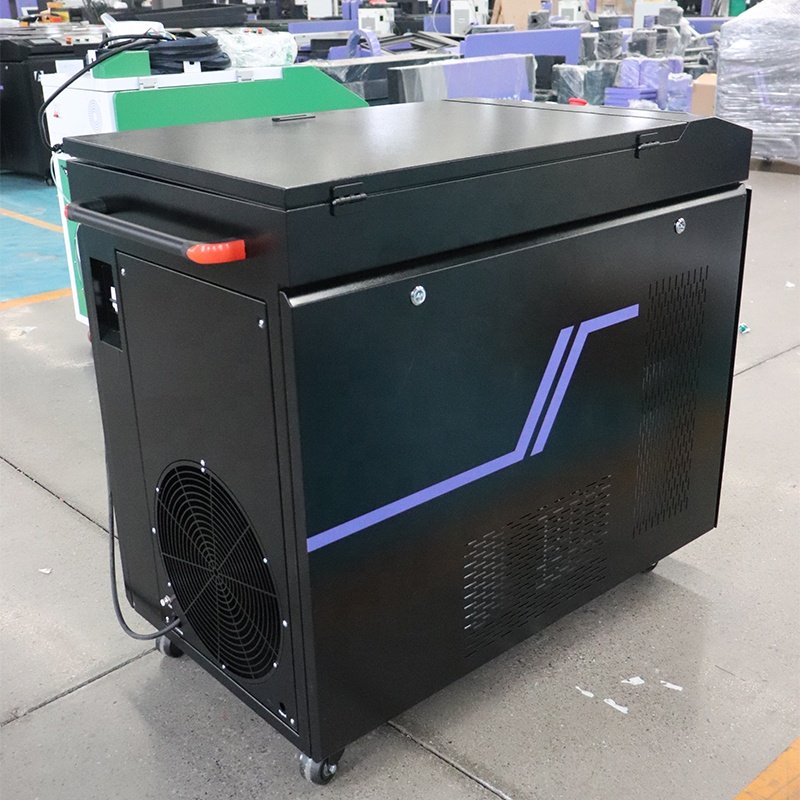 Oil Stain Laser Cleaning Machine 100W 200W 300W 500W Pulse Fiber Laser Cleaning Machine Rust Remover Portable Laser Cleaner