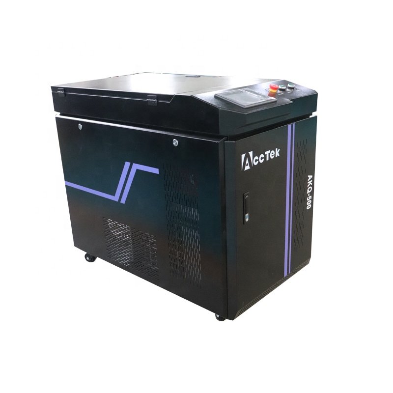 Oil Stain Laser Cleaning Machine 100W 200W 300W 500W Pulse Fiber Laser Cleaning Machine Rust Remover Portable Laser Cleaner