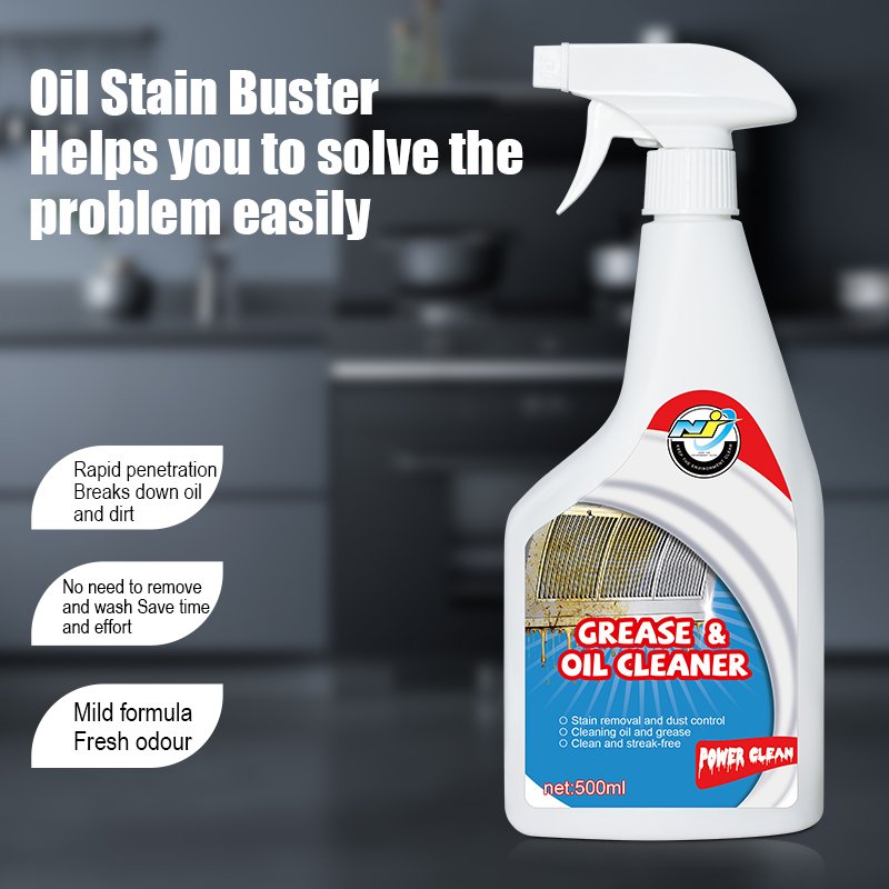 Private Label Kitchen Grease Foam Cleaner Stain Heavy Oil Removeal Spray For Kitchen Washing Tools