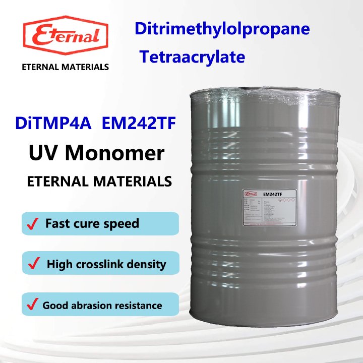 Clear liquid 94108-97-1 Ditrimethylolpropane Tetraacrylate/DiTMP4A For Wood and Paper
