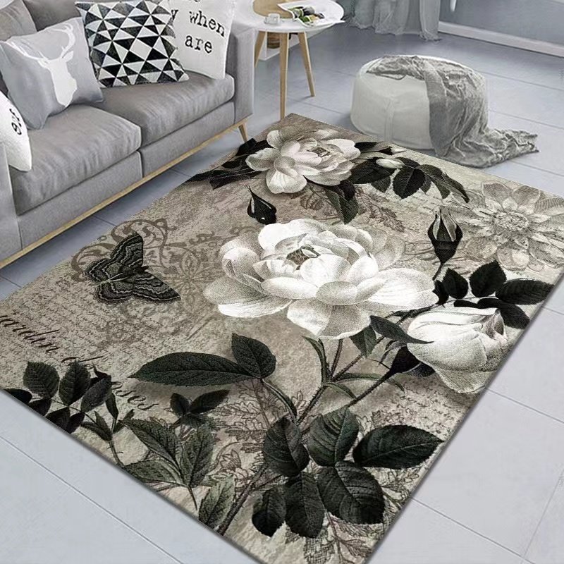 beautiful wholesale large size art modern marble cowhide soft patchwork gold fur area rug for living rooms