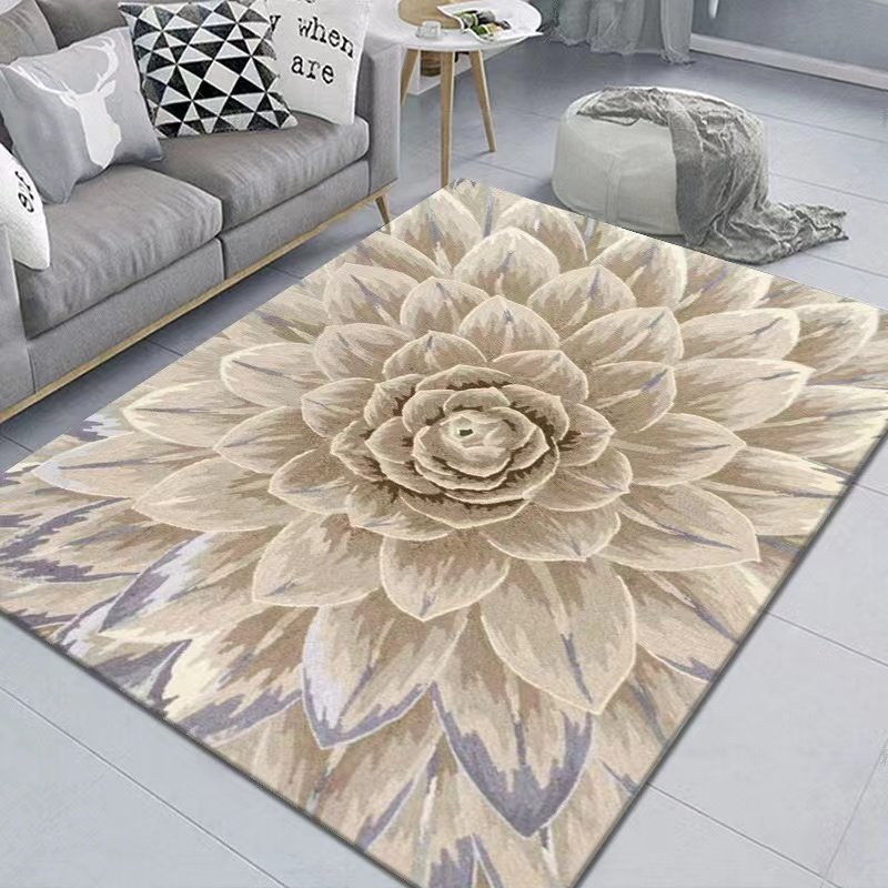beautiful wholesale large size art modern marble cowhide soft patchwork gold fur area rug for living rooms