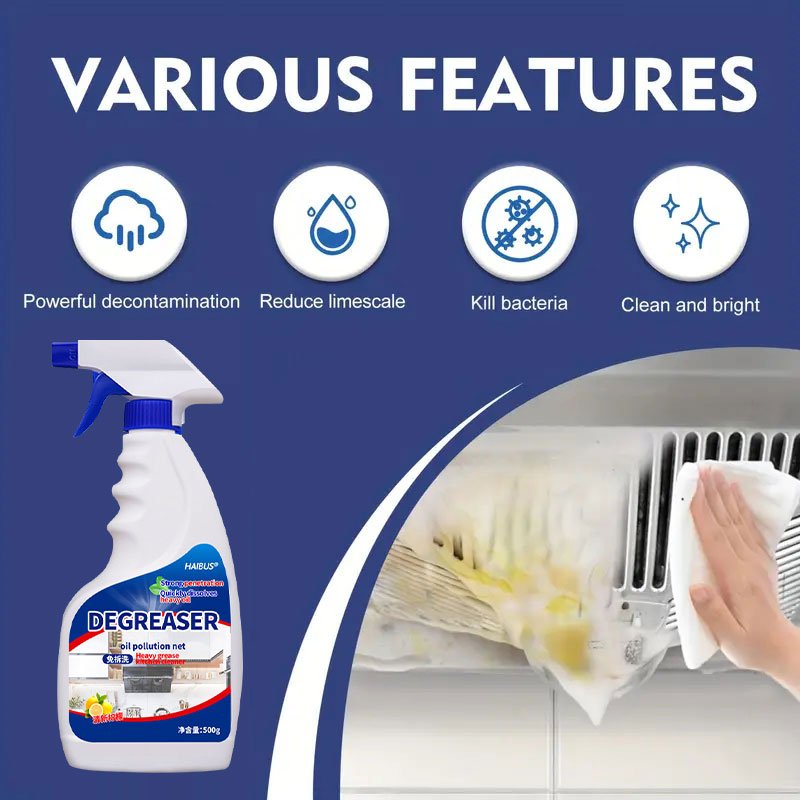 Household strong descaling degreasing cleaning God foam dissolving heavy grease hood cleaner